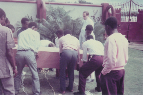 Burying brother at branch